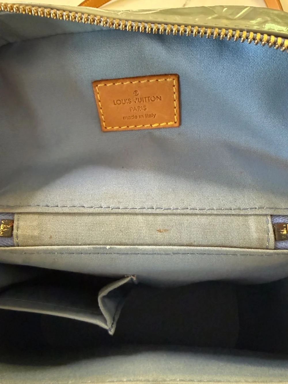Louis Vuitton Sullivan Vertical PM Monogram Vernis Lavande M91258 2003 Authentic